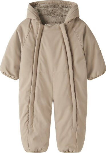 Name It Nbnsnow05 Suit Solid Fo   SILVER MINK   62 68