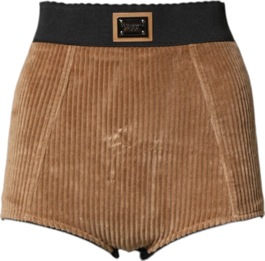 Dolce & Gabbana Dame Shorts Brun S, Dolce & Gabbana Dame Shorts Brun S,