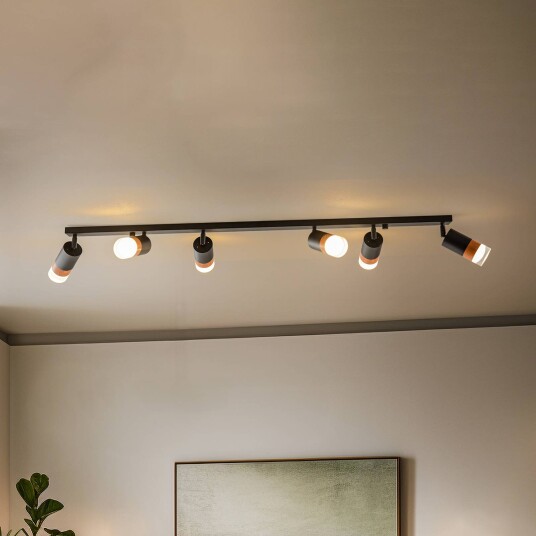 Envostar Fida downlight 6 lyskilder svart