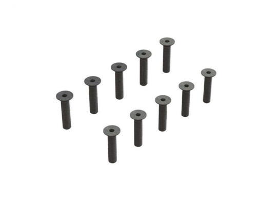 ARRMA ARA703016 Flat Head Hex Mch. Screw M3.5x16mm (10)