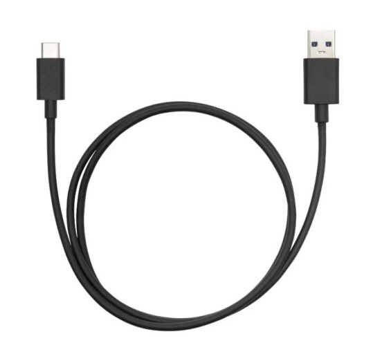 Linocell USB-C-kabel til USB Svart 1 m