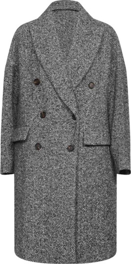 Brunello Cucinelli Dame Frakker Svart M,