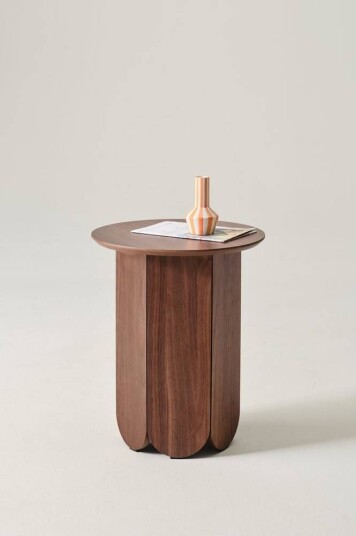 NEIVA sidebord ø 40 cm Valnøtt