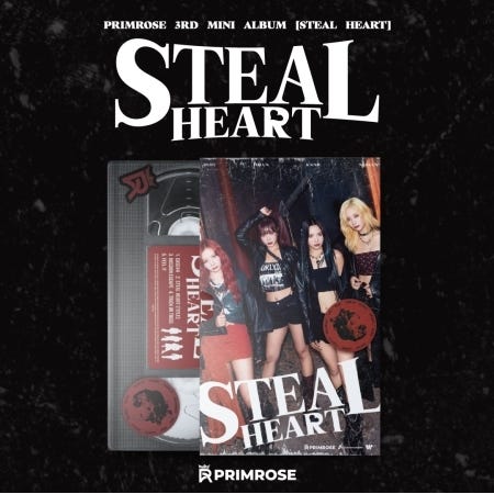 Primrose  Steal Heart  incl. 88pg Photobook, 3 Photocards + 2pc Behind Film Strips  CD