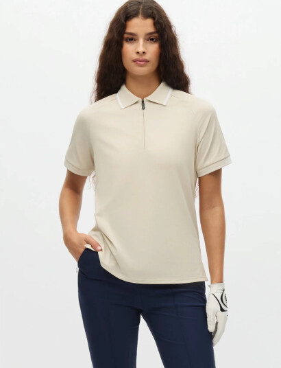 Röhnisch Rib Poloshirt Beige S