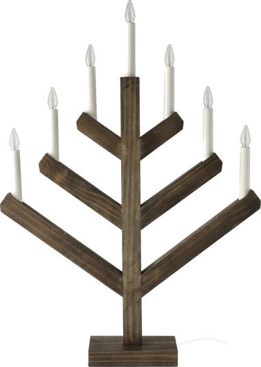 Scandi Living Pine adventslysestake 62 cm Mørkbeiset Scandi Living Pine adventslysestake 62 cm Mørkbeiset