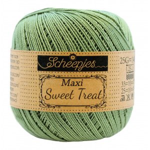 Scheepjes Maxi Sweet Treat Garn Unicolor 212 Salvie Grønn