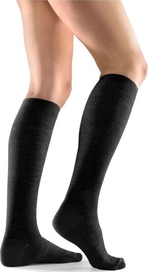 Mabs Wool Knee Black - S Kompresjonsstrømper Støttestrømper Helse & Livsstil