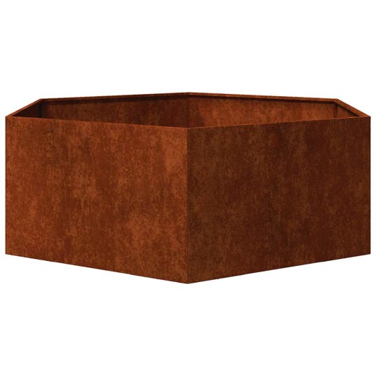 vidaXL Plantekasse rust 120x120x45 cm cortenstål