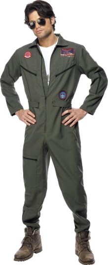Smiffys Lisensiert Top Gun Pilotkostyme Strl XL