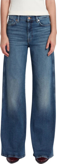 7 For All Mankind Lotta Sea Level Blue 28 x 34