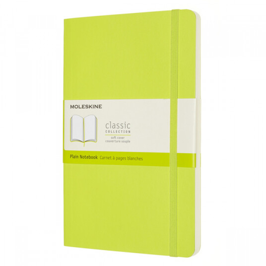 Moleskine Classic Soft Cover XL Lemon Green Plain