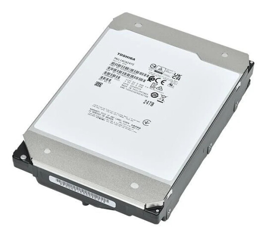 Toshiba 24TB Harddisk 7200 RPM 3.5" med 512MB cache