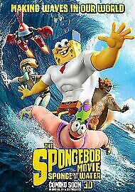 The SpongeBob Movie: Sponge Out of Water Blu-Ray 2015 Antonio Banderas,