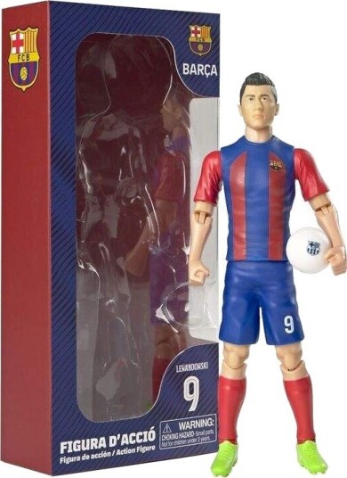 Northix Lewandowski Fotballfigur 20 cm