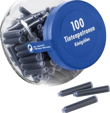 Pelikan 156372, Blå, Tyskland, Krukke, 100 Stykker