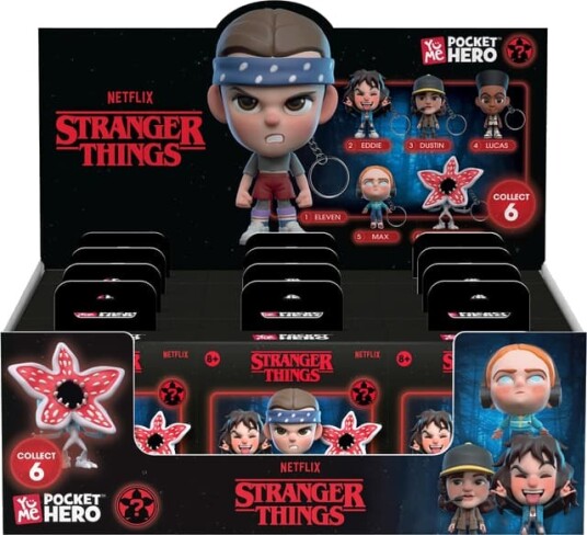 YuMe Stranger Things Pocket Hero Blind Box keychain YuMe Stranger Things Pocket Hero Blind Box keychain