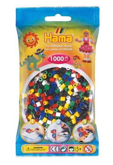 Hama Ironing Beads mix 1 1000pcs. Hama Ironing Beads mix 1 1000pcs.