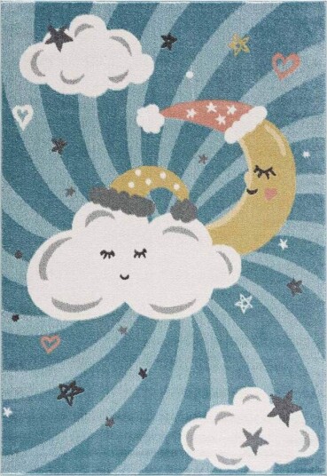 Barneteppe Night Clouds multi Størrelse: 140 x 200 cm Barneteppe Night Clouds multi Størrelse: 140 x 200 cm