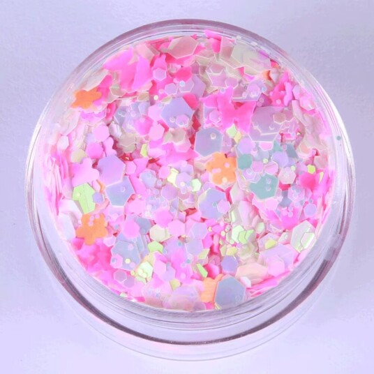 Otego Nagelglitter Mix Marshmallow 8ml Glitter Otego Nagelglitter Mix Marshmallow 8ml Glitter