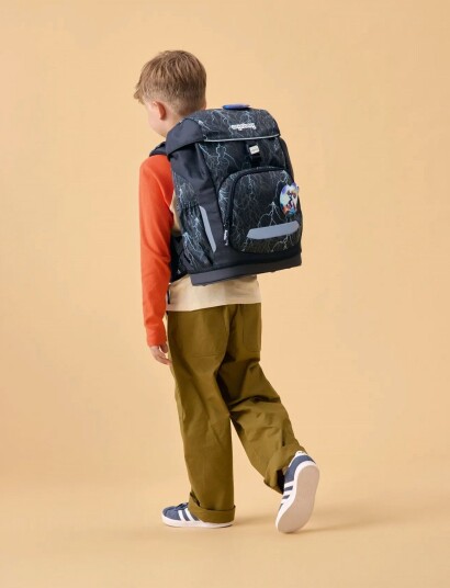 Ergobag Flex Super Reflectbear Black 23 L
