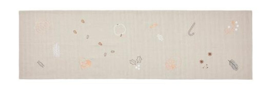 Broste Copenhagen  Fryd bordløper 40x140 cm varmgrå/gull