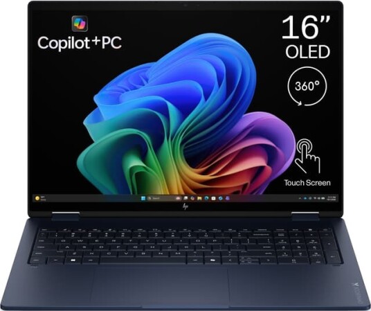 HP OmniBook X-Flip NG 16" AI U9-386H 32 1TB OLED Copilot+ PC D88RMEA#UUW HP OmniBook X-Flip NG 16" AI U9-386H 32 1TB OLED Copilot+ PC D88RMEA#UUW