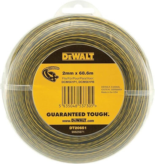 DEWALT TRIMMERTRÅD 2MM X 68,6M DEWALT TRIMMERTRÅD 2MM X 68,6M