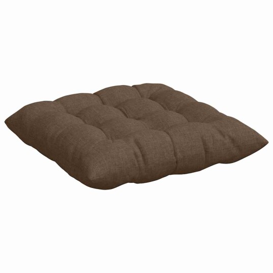 Seteputer 2 pcs Brun 40 x 40 x 6 cm stoff