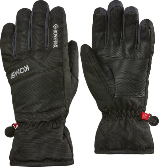 Kombi Kids' Shadowy Gore-Tex Gloves L, Black-asphalt