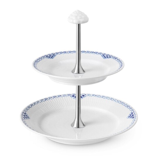 Royal Copenhagen Princess Étagère etasjefat Ø 24 cm Blå Royal Copenhagen Princess Étagère etasjefat Ø 24 cm Blå
