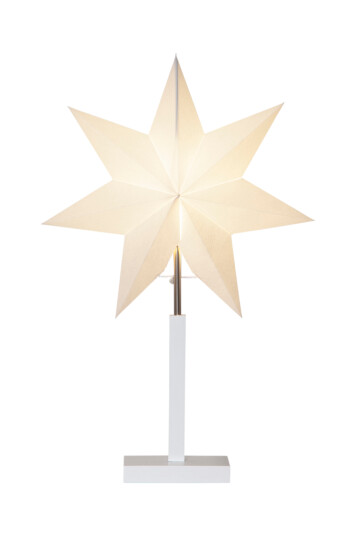 Star Trading Stjerne på fot, Karo 55 cm Hvit 1579048-01-0 1579079-01-0