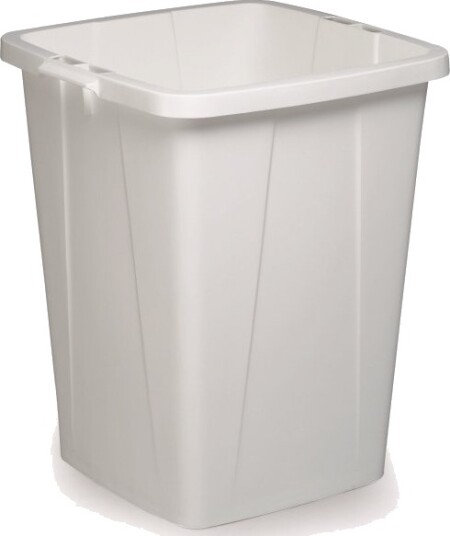 Affaldsspand Durable Durabin 90L Firkantet Hvid