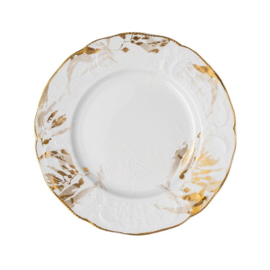 Rosenthal Heritage Midas tallerken 26 cm Hvit-gull