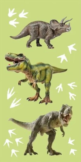 Licens Badehåndkle - Dinosaur - 70x140 cm