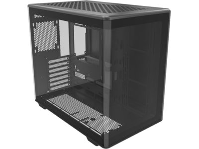 Cooler Master Elite 600 Mid Tower Kabinettsystem med Herdet Glass - Svart Cooler Master Elite 600 Mid Tower Kabinettsystem med Herdet Glass - Svart