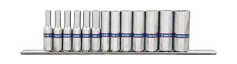 King Tony Lang Støttesett 1/4" 13Stk 4-14Mm King Tony Lang Støttesett 1/4" 13Stk 4-14Mm