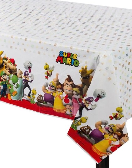 Crosswear Plastduk 137x243 cm Super Mario Party