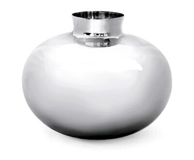 Hilke Collection Amico Vase 29 cm Nikkel Hilke Collection Amico Vase 29 cm Nikkel