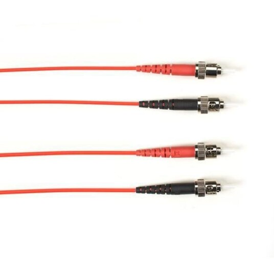 Black Box Duplex 62.5 MM Nettverkskabel Rød