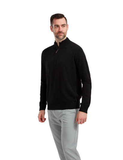 FootJoy Half-Zip Pullover - Black - XL FootJoy Half-Zip Pullover - Black - XL