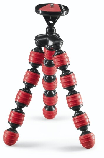 Cullmann Alpha 350 Bærbar Tripod Med Mobilholder (1/4 toms) Rød