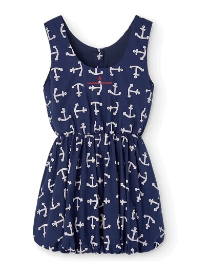 THE ANIMALS OBSERVATORY Flamingo Kid Dress Deep Blue Navy 116