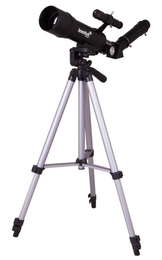 Levenhuk Skyline Travel Sun 50, Sort, Sølv, Aluminium, Manuell, 2,29 Kg, 450 Mm, 335 Mm