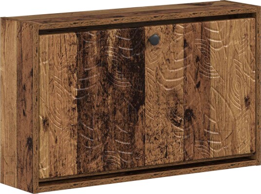 vidaXL Vegghengt skoskap DELFT 71 x 17 x 43 cm Konstruert tre