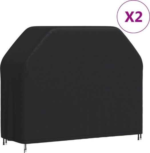 Grilltrekk 2 stk 140x58x106 cm 420D oxfordstoff Grilltrekk 2 stk 140x58x106 cm 420D oxfordstoff