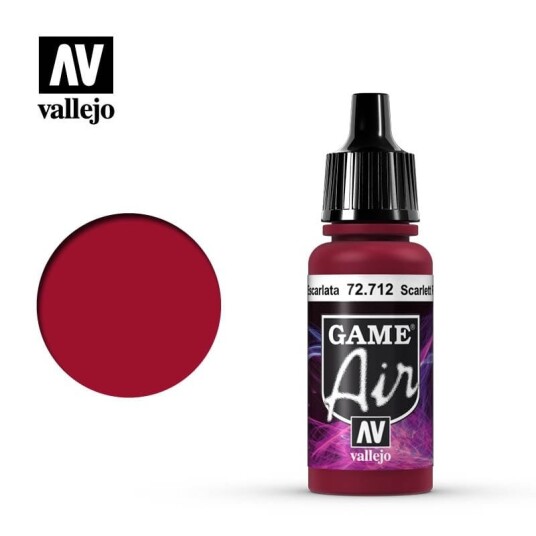 Vallejo Game Air Scarlet Red 17ml (72.712)