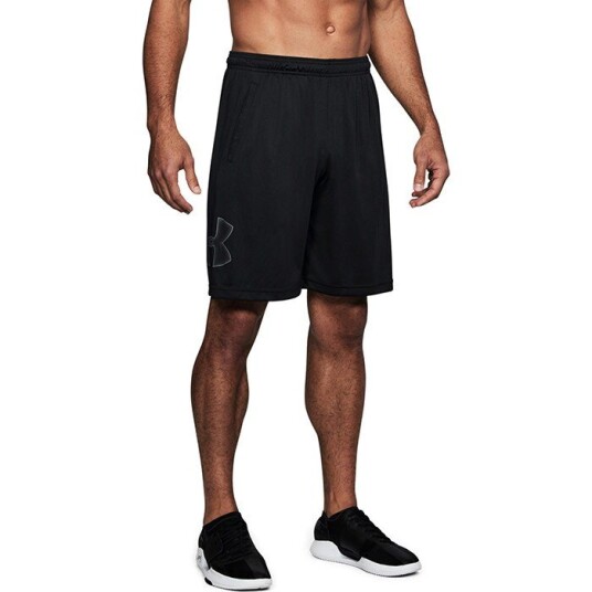 UA Tech Graphic Short, Black Svart Small