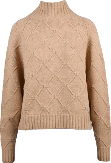 Elisabetta Franchi Dame Strikkevarer Brun L,