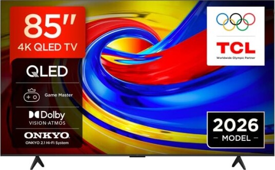 TCL 85" QLED780L 4K LCD TV 2026